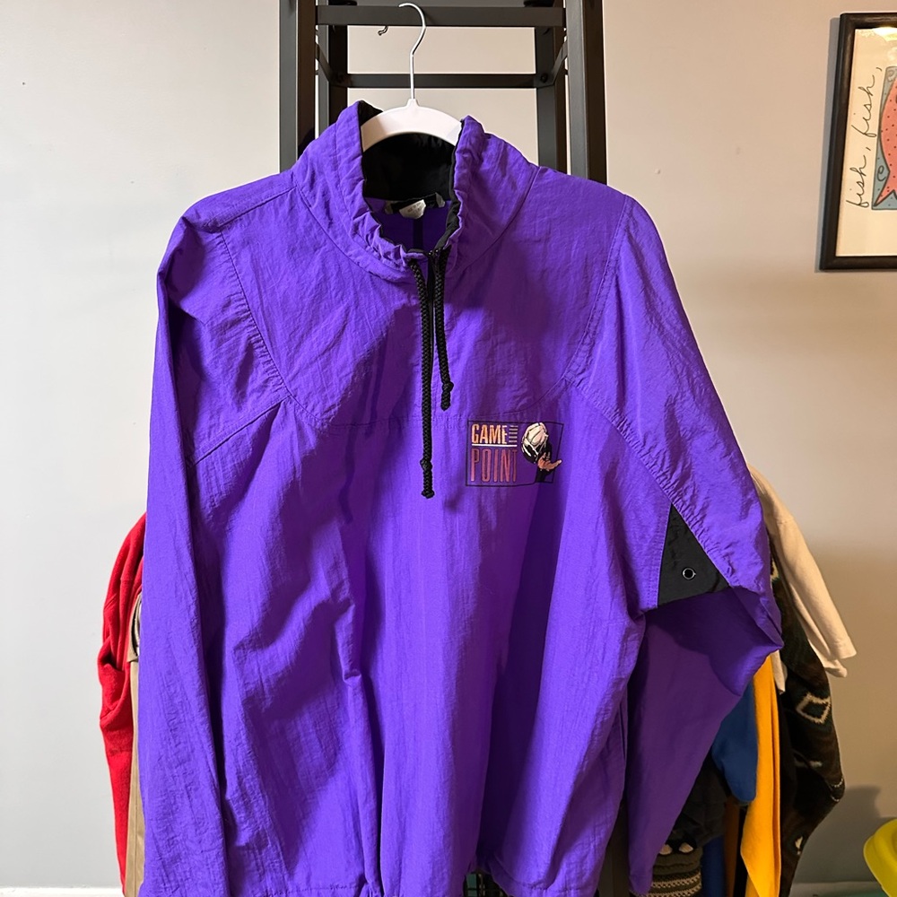 Uzzi Game Point Purple Windbreaker